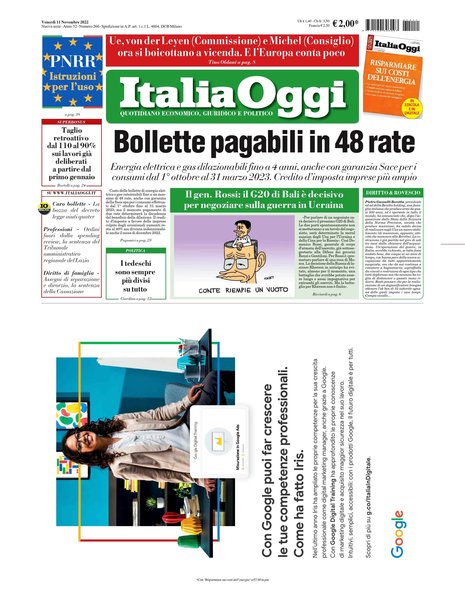 Italia oggi : quotidiano di economia finanza e politica